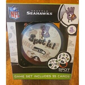 Spot It! Fun Card Game Seattle Seahawks NFL New in Box With Tags